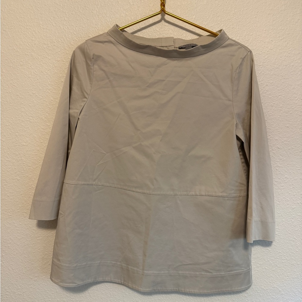 COS Light Gray Women's Blouse with Button Detail 8